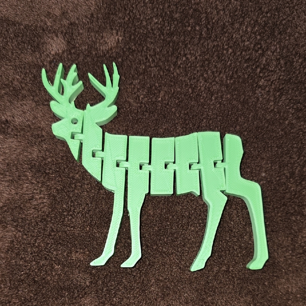 3D Printed Articulated Deer